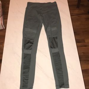 Army/Olive Green Athletic Leggings